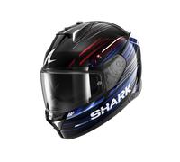 Casco Integral Shark Skwal I3 Claro-Difuminado Negro/Rojo/AzulS Negro,Rojo,Azul