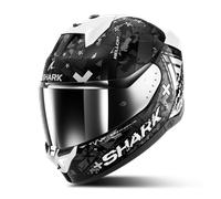 Casco Integral Shark Skwal i3 Hellcat Negro cromado/plateadoM Negro cromado,plateado