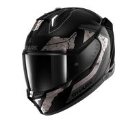 Casco Integral Shark Skwal i3 Rhad Negro/Cromado/AntracitaL Negro,Cromado,Antracita