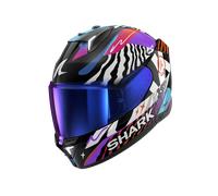 SHARK Casco integral Skwal i3 Speed-Fancy Negro/Blanco/Naranja XS para hombre