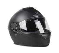 Shark Spartan Blank Mat casco, negro, tamaño 2XL para Hombres