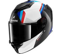 Casco Integral Shark SPARTAN GT PRO CARBON DOKHTA CARBON Carbon White Blue