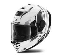Casco Integral Shark Spartan RS Byrhon Blanco/Negro/CromadoL Blanco,Negro,Cromado