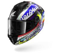 Casco Integral Shark SPARTAN RS CARBON STREETRUSH Carbon Blue Chrom