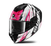 Shark Spartan RS Hibolt, casco integral M female Negro/Fucsia/Blanco