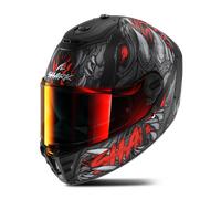 Shark Spartan RS Shaytan, casco integral M male Mate Negro/Rojo/Gris Oscuro