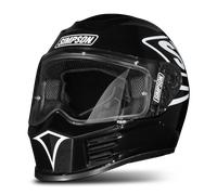 Simpson Speed O´Clock Casco de moto, Talla S