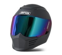 Simpson Speed Solid, casco integral XXL male Negro Mate