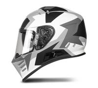Simpson Venom Have Blue, casco integral XXL male Mate Blanco/Gris/Negro