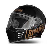 Casco Integral Simpson Venom Logo ST NegroS Negro