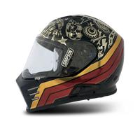 Casco Integral Simpson Venom Tatoo Negro cromadoS Negro cromado