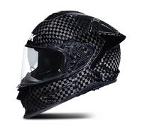 §Casco Integral SMK Titan Carbon Solid Carbono§