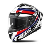 §Casco Integral SMK Typhoon Freeride Blanco-Rojo§