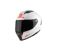 Casco Integral Stinger 2 Solid A0 Blanco Brillante + Visera Negra Talla XL