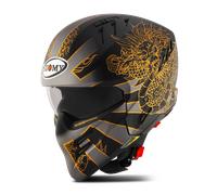 Suomy Armor Dragon, casco modular M female Mate Negro/Gris/Oro