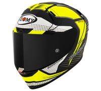Suomy SR-GP Evo Airspeed Casco, blanco-amarillo, tamaño L para Hombres