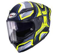 Suomy Stellar 2 Blackstar Casco, negro-amarillo, tamaño M para Hombres