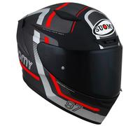 Casco Integral Suomy TRACK-1 Ninety Seven Matt Gun Metal/Red