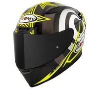 Suomy TX-Pro Neil Hodgson Replica Casco, negro-blanco-amarillo, tamaño S para Hombres