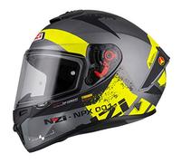 Casco Integral Trendy Canadian Antracite&Yellow