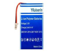 Casco inteligente mejorado de 650 mAh, batería relacionada con dispositivos HJC 10B compatible con Sena Smart compatible con polímero de iones de litio de alta capacidad HJC 10B SP70, con kit de