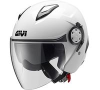 Casco Jet 12.3 Mod. STRATOS Givi Blanco Brillante Talla S