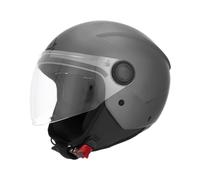 Casco Jet Acerbis Brezza Metálico Gris Oscuro Moto Scooter Homologado ECE 2206