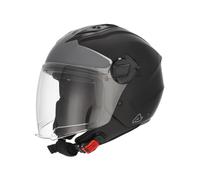 Casco Jet Acerbis Levante Nero Gris Opaco Moto Scooter Homologado ECE 2206