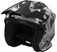 Casco Jet Aire ACERBIS Camuflaje Gris Talla XL