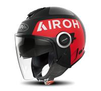 Casco Jet Airoh Helios NegroM Negro