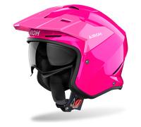 Airoh Casco abierto Kombakt Color Fucsia M para mujer