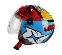 Casco Jet Axxis Infantil Puppy Comic T-xs (46-47 Cm) Rojo Brillo