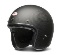 Casco Jet Bell Custom 500 Carbon Solid Matte Black