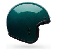 Bell Custom 500 Flake Casco a reacción, Verde oscuro, Talla M (57/58)