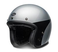 Casco Jet Bell Custom 500 PlateadoL Plateado
