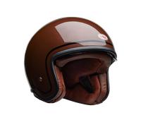 Bell TX501 Classic Casco jet, Marrón oscuro/negro, Talla S
