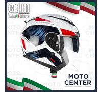 Casco Jet CGM 136G DNA Galaxy Blanco Azul Rojo Talla L (59 Cm.)