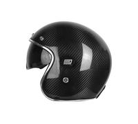 Casco jet de fibra de carbono, ligero, seguro y homologado. Envio 24h