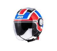 Casco Jet de moto urbano GIVI 11.1 AIR JET-R blanco, rojo y azul
