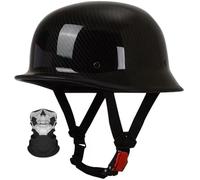 Casco Jet De Motocicleta Homologado Dot/ECE Casco Moto Vintage con Gafas,Cascos Jet Retro,Cascos Moto Hombre,Casco Aleman Moto para Crucero Chopper Ciclomoter 7,4XL