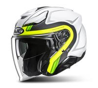 Casco Jet HJC F31 Bask Flúor amarillo/blancoM Flúor amarillo,blanco