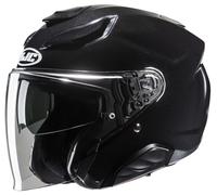 HJC, Casco de moto jet F31 Negro metalizado, XL