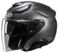 Casco Jet HJC F31 SOLID SEMI FLAT TITANIUM