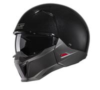 HJC i20 Solid Casco a reacción, negro metálico, Talla XS (54/55)