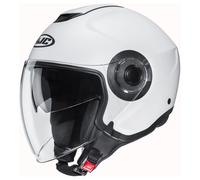 Casco Jet HJC i40N SOLID PEARL WHITE
