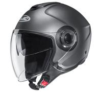 HJC, Casco jet moto i40N Semi Mat Titanium, L