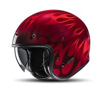 HJC, Casco Moto Jet V31 FIRO Red MC1, L