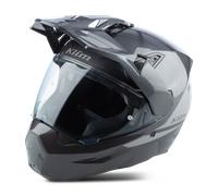 Casco Jet Klim X1 Alpha Adventure Carbono Asfalto metálico/Monumento3XL Asfalto metálico,Monumento