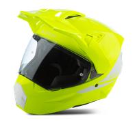 Casco Jet Klim X1 Alpha Adventure Carbono Blanco/Alta VisibilidadXL Blanco,Alta Visibilidad