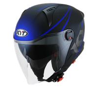 Casco Jet KYT D-City Colorful Azul MateM Azul Mate